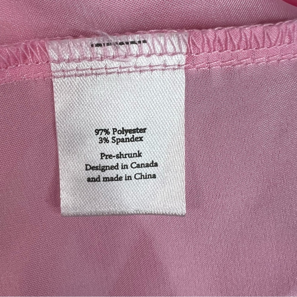 Elegant Pink Satin Women's Robe - Picture 8 of 10